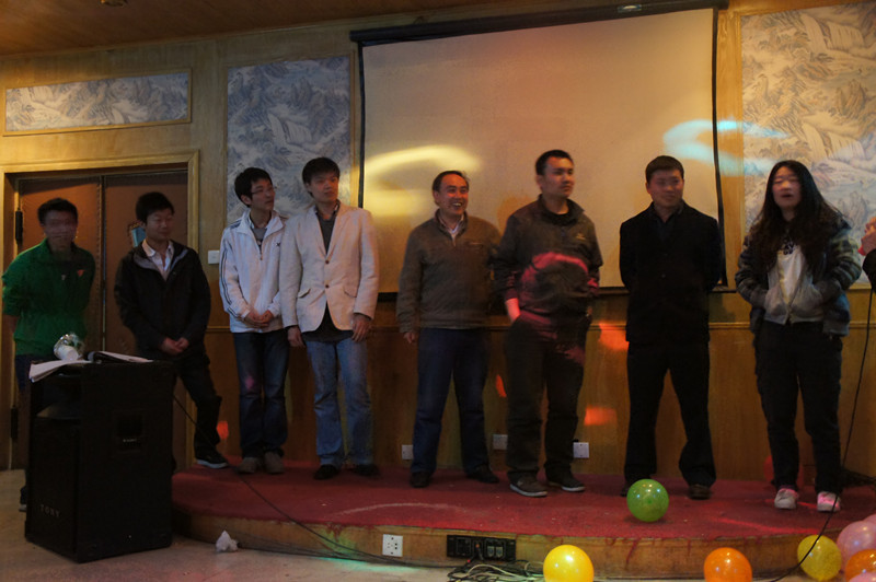 in the party..