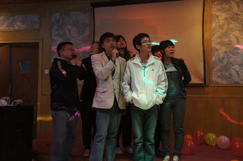 in the party..